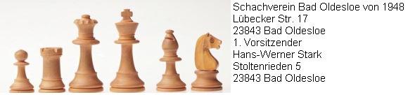 45 Schach in Schleswig-Holstein 4 / 2015 45 5. Oldesloer BOJu-Open Open Schnellturnier der SJSH-Turnierreihe Termin: Sonnabend, der 23.05.
