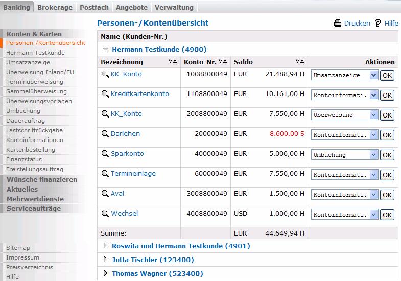 1 Online-Banking für Sie Mit unserer Online-Banking Anwendung wickeln Sie Ihre Bankangelegenheiten schnell und sicher rund um die Uhr über das Internet ab.