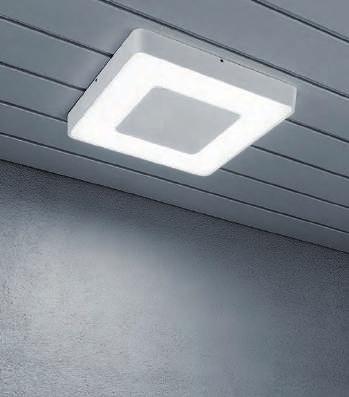Außenleuchten 2 6 3 5 4 [] LED-Fassadenleuchte Aluminium, grau,