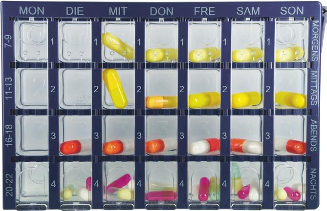 DOSETT Arzneikassette mit Verordnungskarte