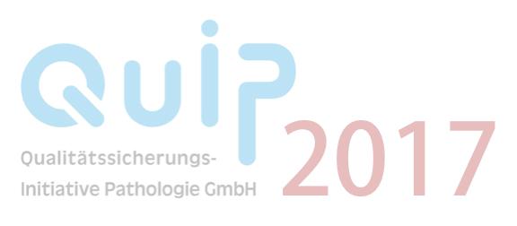 Geilenkeuser für das RfB Veranstalter: Qualitätssicherungs-Initiative Pathologie QuIP GmbH,