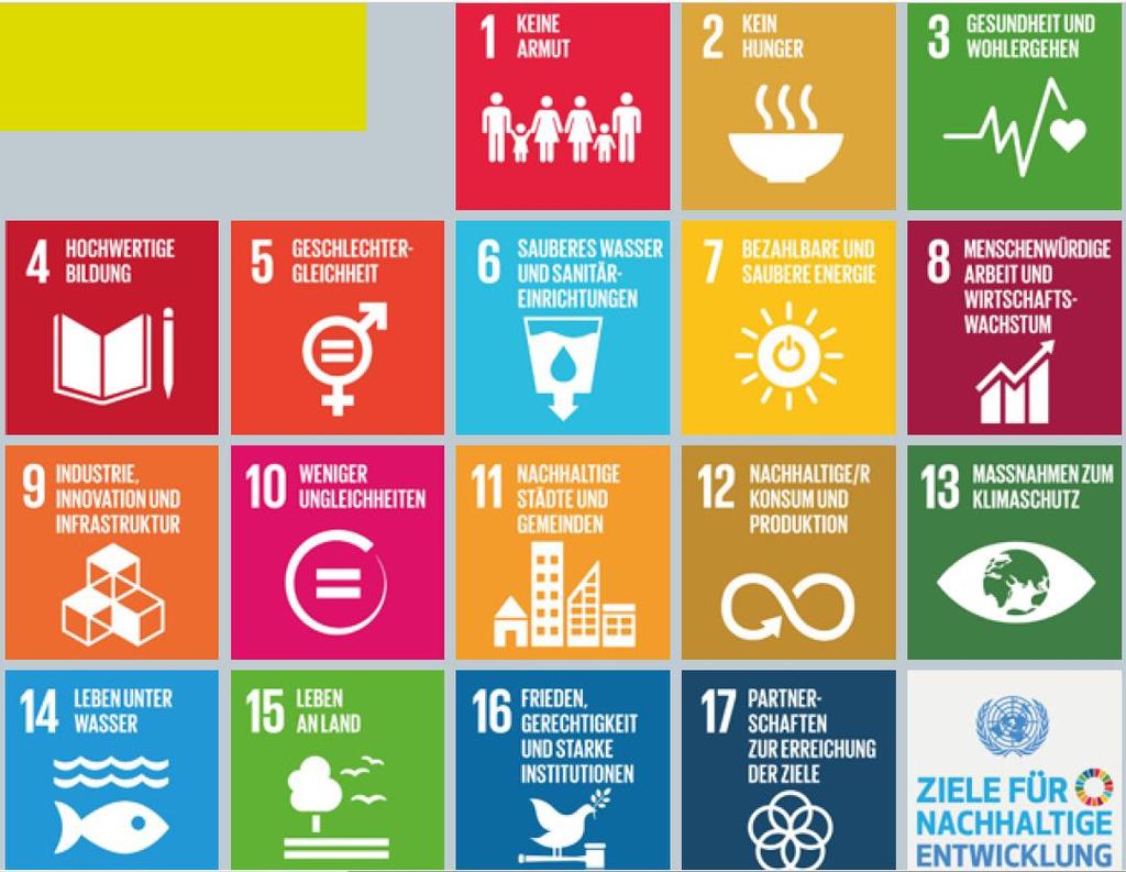 Sustainable Development Goals (SDG) SDGs mit explizitem Verkehrsbezug 26.06.
