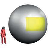TECHNISCHE DTEN RIESENBLLONE BLLON MINI (Indoor) ca. 2,1 m Ø / 4 kg Ballon Mini in wählbarer Grundfarbe, inkl. Reparaturset Durchmesser ca. 2,1 m Volumen ca. 5 m 3 ca. 4 kg uftrieb ca.