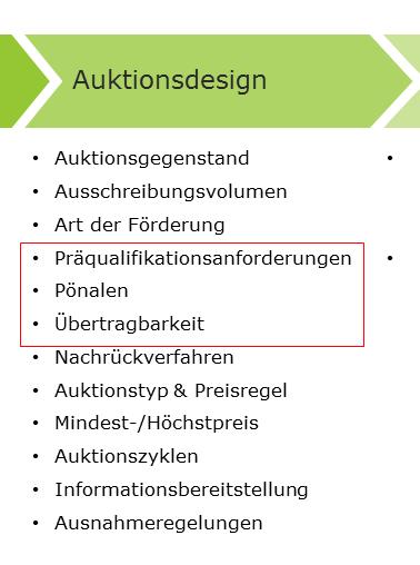 Auktionsdesign als Schwerpunkt der