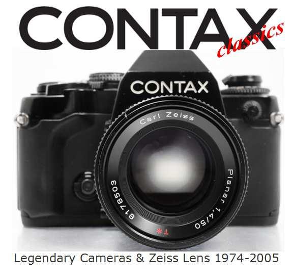 Welche Kameratypen bieten die legendären CONTAX Kameras von 1974-2005?