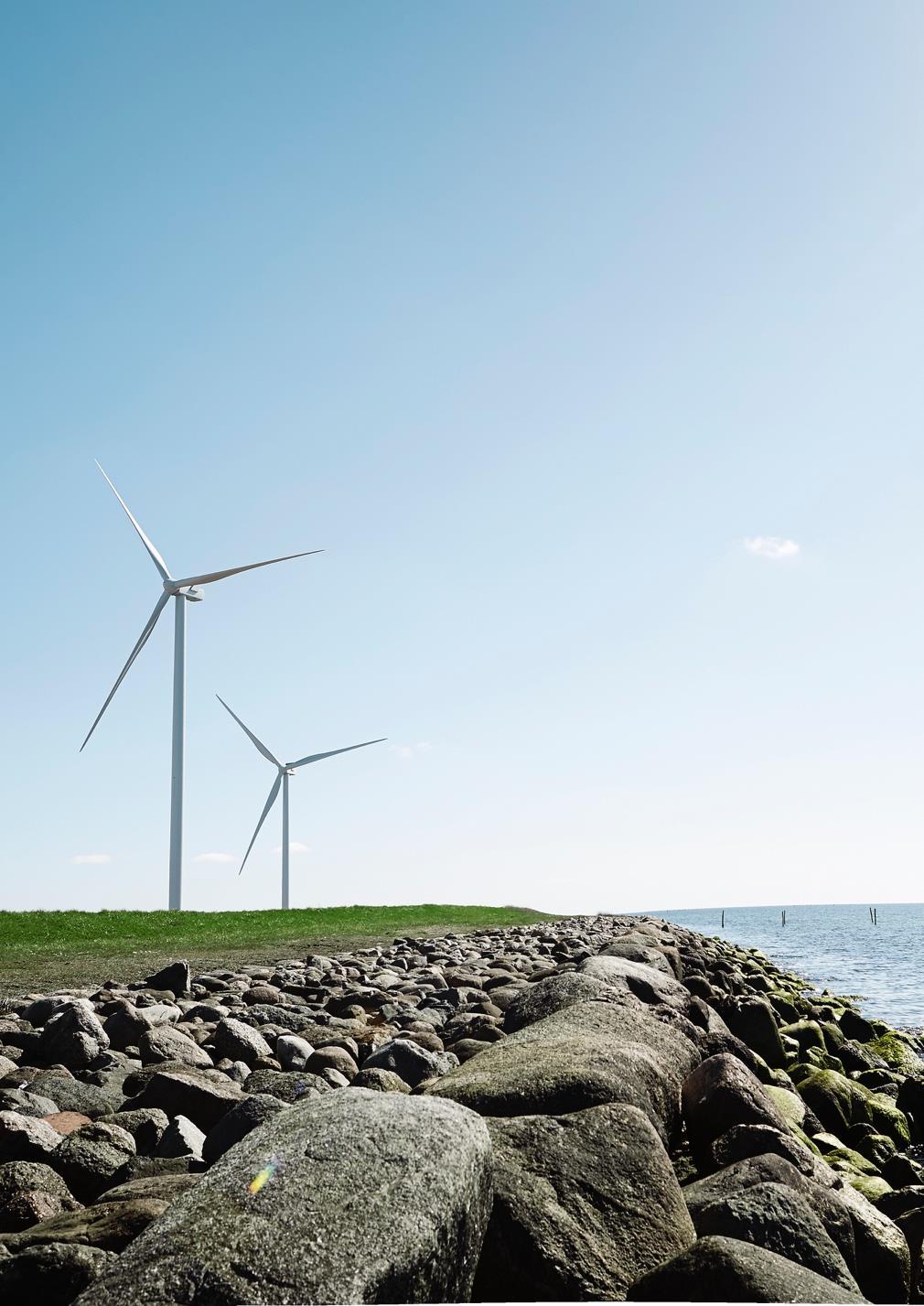 Windenergie-Park MADS Near-Shore-Windpark im Süden Dänemarks Wind-Sicherheit durch 20 Jahre Parkerfahrung Neueste