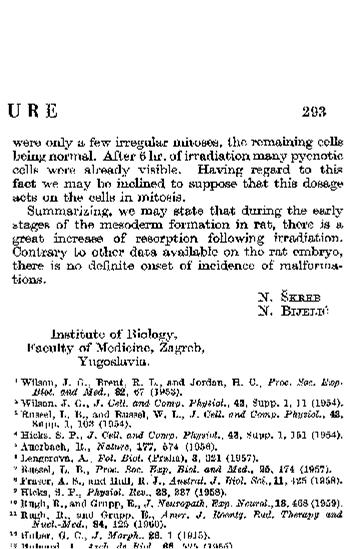 1962 in der Nature veröffentlicht 1962 Nature Publishing Group 02.04.