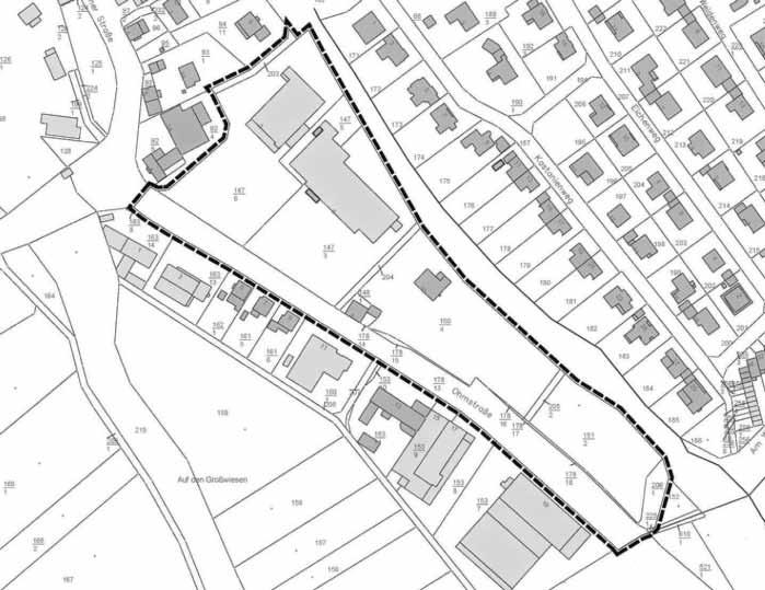 Ohmtal-Bote -7- Nr. 3/2018 Bauleitplanung der stadt homberg (Ohm), stadtteil Ober-Ofleiden Bebauungsplan Ohm-center 2.