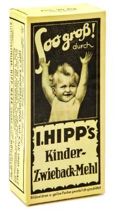 Historie (1899 bis 1956) 1899 Joseph Hipp stellt die erste Babynahrung aus