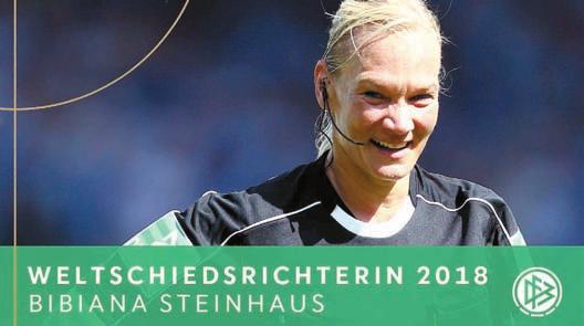 Auszeichnung Wird in Frankreich an ihrer 3. Frauen-WM teilnehmen: Bibiana Steinhaus.