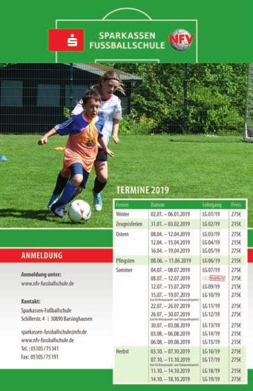 Milan ist der häufigste Wiederholungstäter Sparkassen-Fußballschule Viele Stammgäste seit der Eröffnung 2005 19 Lehrgänge im Jahr 2019 16.400 Kinder mit 57.