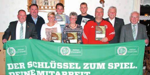 Bezirk Weser-Ems Felix Agostini und Jan Rappert Sieger der Ehrenamtsaktion 2018 Ehrenamt wird großgeschrieben im Fußball des Altkreises Friesland Auszeichnungen im Rahmen der Ehrenamtsaktion 2018 im