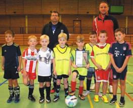 Geehrt wurde Hannes Wilken von den F-Junioren der Spielgemeinschaft mit der Fair-Play-Medaille des Deutschen Fußball-Bundes.