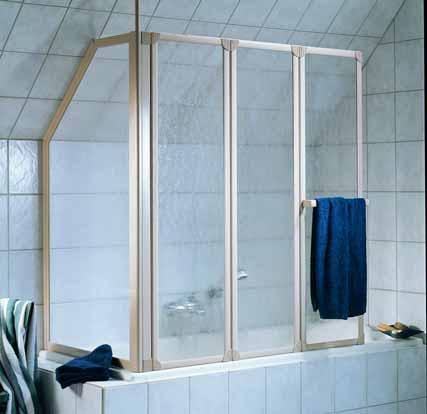 Dadurch platzsparend nach dem Duschen an die Wand zu falten. Serienmäßig mit praktischem Handtuchhalter und optional mit Seitenwand und Deckenverstrebung lieferbar.