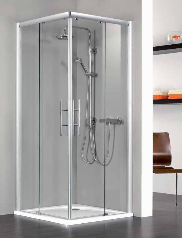 SOLIDA Eckeinstieg, 4-teilig Komfort ohne Kompromisse beim täglichen Duschbad bietet diese Solida-Variante.
