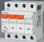 Bemessungsschaltvermögen 10 ka nach IEC/EN 60898-1 Geeignet zur Verwendung im Freien (Baustrom- und Freiluftverteiler) bis -25 o C Leitungsschutzschalter PLSM Bemessungsstrom I n (A) /