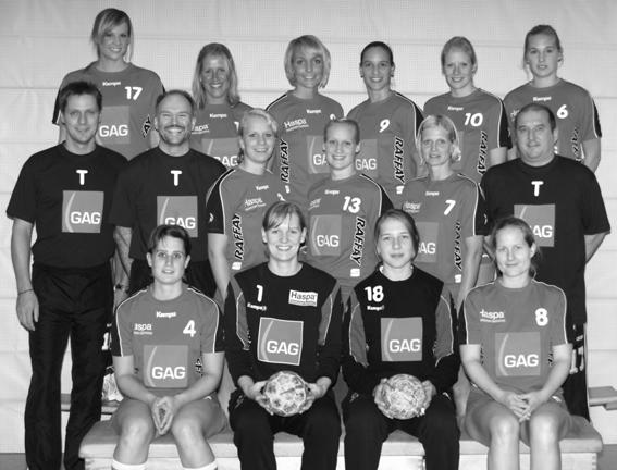 26 MANNSCHAFTSFOTO DAMEN Die 1. Damenmannschaft des ATSV in der Saison 2008/2009.