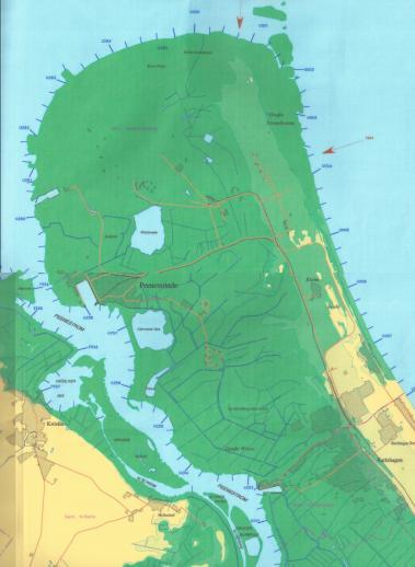 topografische Karten als Planungsgrundlage bis 2010 Annahme: Wasserstand und Seegang können sich