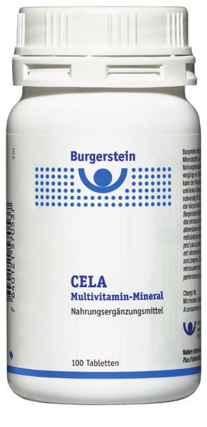 Top-Angebot Burgerstein Multivitamin-Mineral CELA Das umfassende Basispräparat für die ganze Familie.