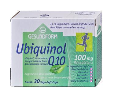 Während herkömmliches Q10 (Ubiquinon) vom Körper erst umgewandelt werden muss, kann Ubiquinol sofort von den Zellen aufgenommen werden.