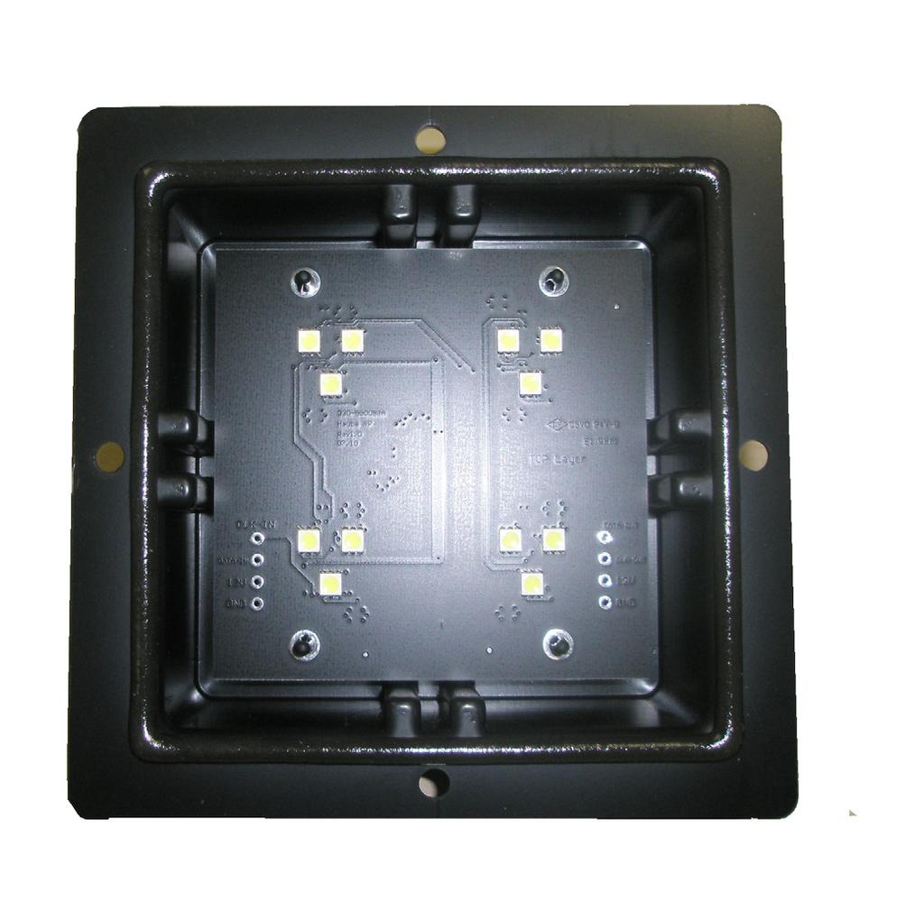 Farben Pixelkonfiguration Pixelhelligkeit weiß Multichip SMD LED mit 3 LED Chips 72 Cd Graustufen 65.
