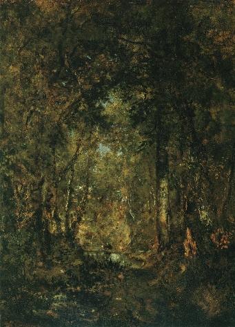 Kritiker über Rousseau: "Die meisten Landschaftsmaler scheinen zu vergessen, daß pflanzliches Leben, obwohl unfähig zur Fortbewegung, trotzdem nicht zur völligen Bewegungslosigkeit verdammt ist.