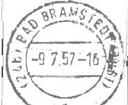 8137-8153 Zweikreis - Stegstempel, Benutzung am Schalter. 1.