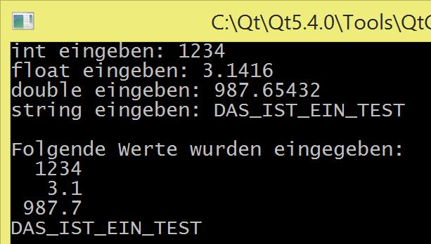 1.8. Ein- und Ausgabe /* Ein- und Ausgabe in C */ #include <stdio.