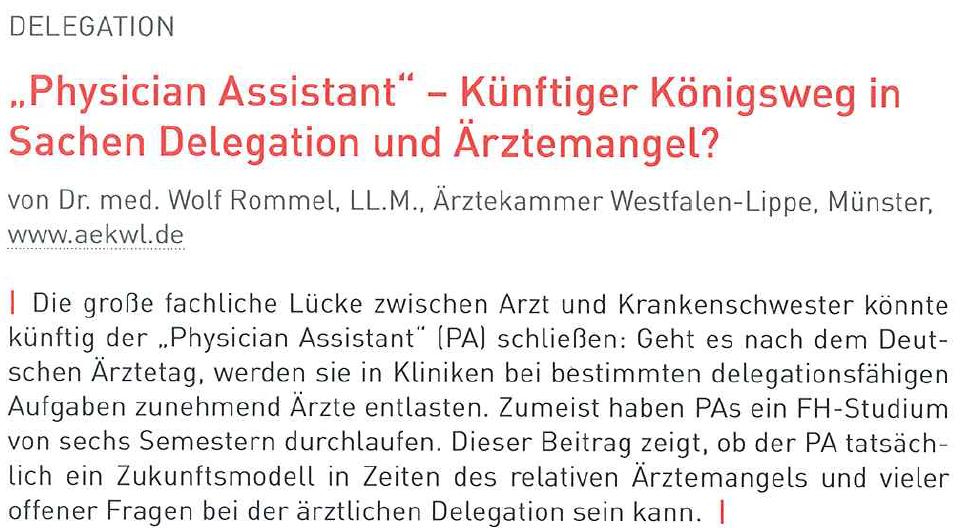 "Arztassistent (Physician