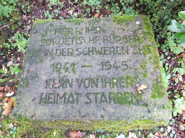 Für die russischen und polnischen Kriegstoten des I. Weltkrieges blieb der Waldfriedhof die letzte Ruhestätte.