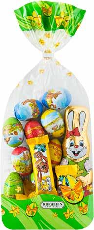 528 1 150 28 400 31 Oster-Beutel Häschen & Eier, 224 g Easter Bag Bunnies &