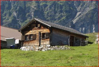 Bauten in der Landwirtschaftszone L1.1 Wohnbauten in der Alpwirtschaft Wohnbauten die zur Bewirtschaftung der Alpen notwendig sind und von der Älplerfamilie bzw.