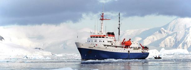 Persönliche Beratung: + 49 (0)50 32 80 100 50 Ihr Expeditionsschiff MS Ushuaia 5