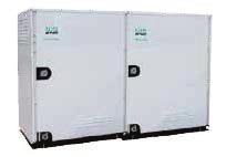 Hi-Flexi W Außeneinheiten Wassergekühltes VRF System Kühlleistung 22,4-56,0 kw, Heizleistung 25,0-63,0 kw Kühlwasservorlauf min.