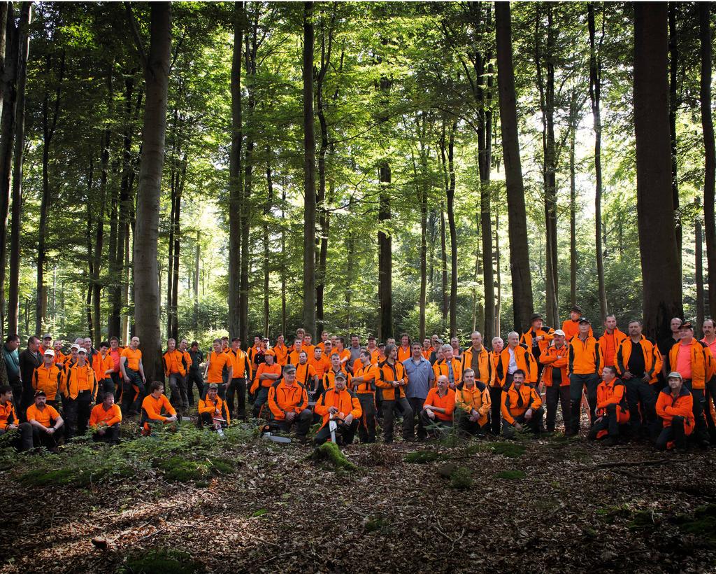 Mehr als 1 400 Waldarbeiter arbeiten bei den Bayerischen Staatsforsten. Sie erhalten den Wald von heute und sorgen für den Wald von morgen.