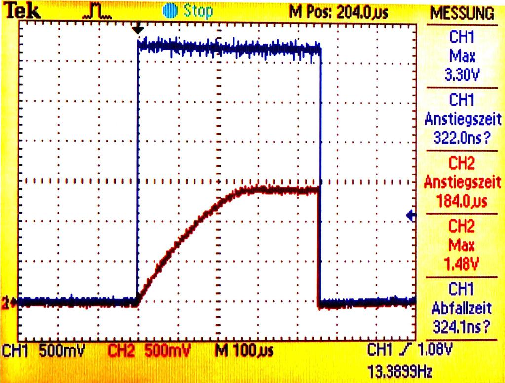 Ruecklicht-V1 von / 20.06.2014 LD2-LED als Helligkeitssensor: CH1: PB3/Pin2.