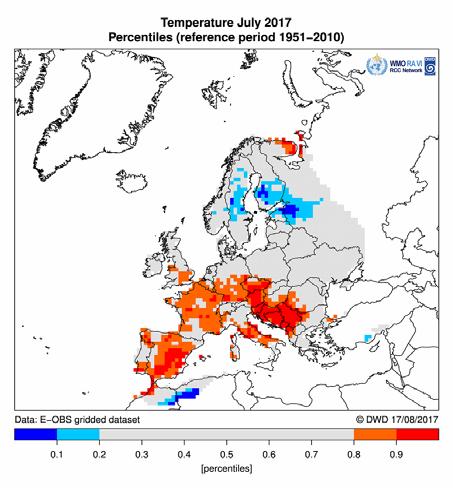 Temperatur-Perzentile Temperatur-Perzentile Spezifikationen geografische Region: Europa (Eckpunkte: 26.6 W, 27.4 N; 86.4 W, 69.5 N; 37.3 E, 22.6 N; 93.5 E, 60.