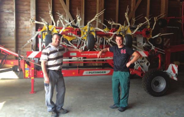 Erfolgs-Story HIT 10.11 T Godel Bertrand und Pascal, Landwirte aus Ecublens, haben in der Saison 2012 über den PÖTTINGER Händler Vaucher SA in Promasens einen HIT 10.
