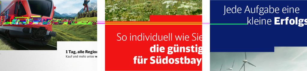 Der DB Winkel ist fester Bestandteil und markantes Wiedererkennungsmerkmal unseres Erscheinungsbildes.