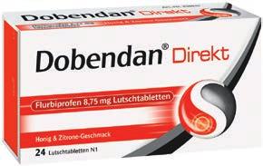 Naturarzneimittel des Monats Dobendan Direkt Flurbiprofen 8,75 mg 24 Lutschtabletten statt 9,99 3) 8,99