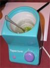 DNA-Isolierung aus Zucchini - Durchführung Das Becherglas für 15 Minuten in ein 60 C warmes Wasserbad stellen. Sehr gut geeignet sind dafür (gebrauchte) Babyflaschenwärmer.