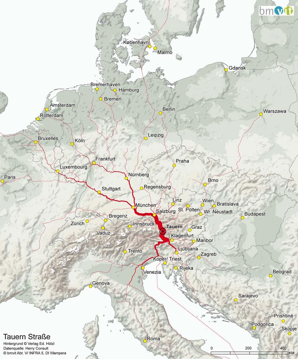 Verkehrsspinne Europa HERRYCONSULT
