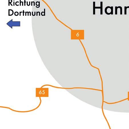 In wenigen Fahrminuten ist man am Bahnhof Langenhagen-Mitte mit Anschluss an die Regional- und S-Bahnen Richtung Hannover City und