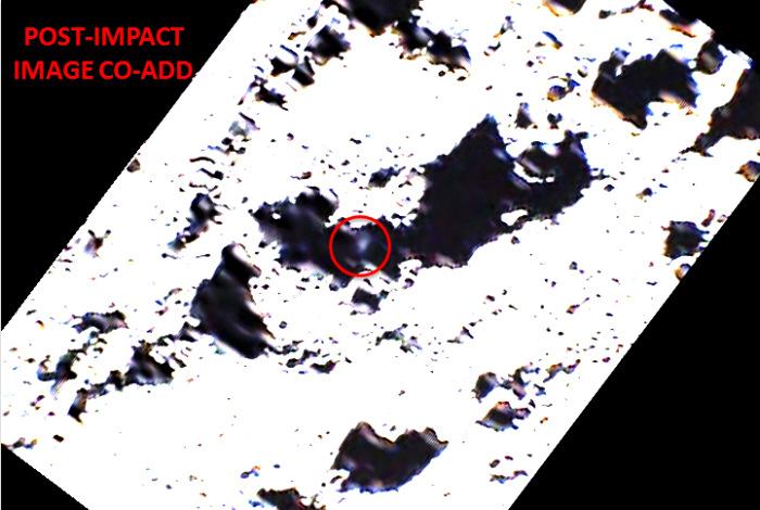 Aus Wissenschaft und Forschung Raumsonde LCROSS zeichnete Mondeinschlag auf Rund 15 Sekunden nach dem Auftreffen der Centaur-Oberstufe auf der Mondoberfläche nahm die nachfolgende US-Mondsonde LCROSS