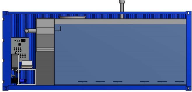 PRODUKTLINIE FLEXBIO-RS Mit der flexiblen RS-05-Anlage wird eine komplette mechanische Abwasservorreinigung für dezentrale Abwasserbehandlungsanlagen realisiert.