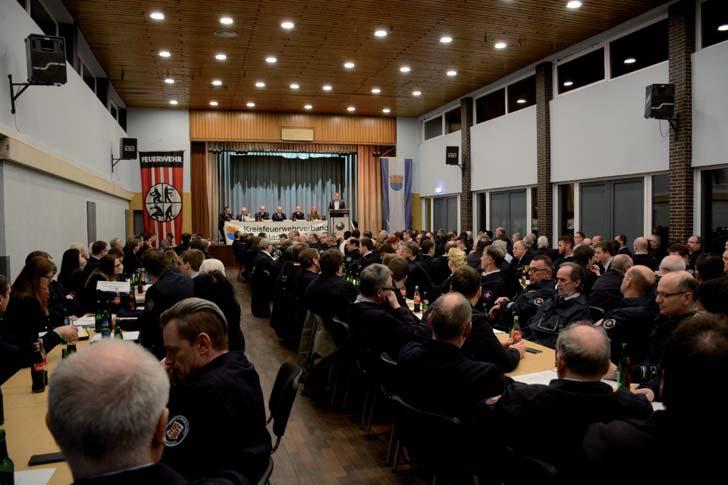 Mitgliederversammlung des KFV 2018 Die Mitgliederversammlung des Kreisfeuerwehrverbandes Darmstadt-Dieburg e.v. fand am 1. März 2018 im Bürgerhaus in Modautal-Brandau statt.