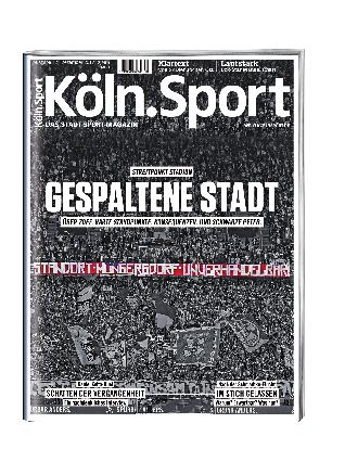 sowie sportpolitische Aspekte. Ein weiteres zentrales Medium ist die -Homepage: koelnsport.