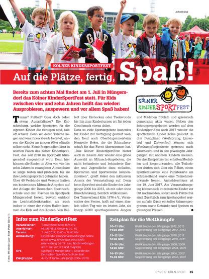 Das Wort Advertorial setzt sich aus den beiden Begriffen