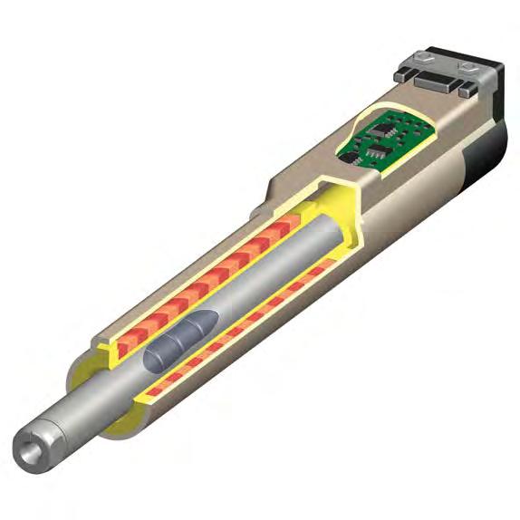 Linearmotoren Positions- und Temperatursensoren Elektronisches Typenschild Stator Wicklungen Läufer mit Neodym Magneten Befestigung Last LinMot Linearmotoren sind elektromagnetische Direktantriebe.