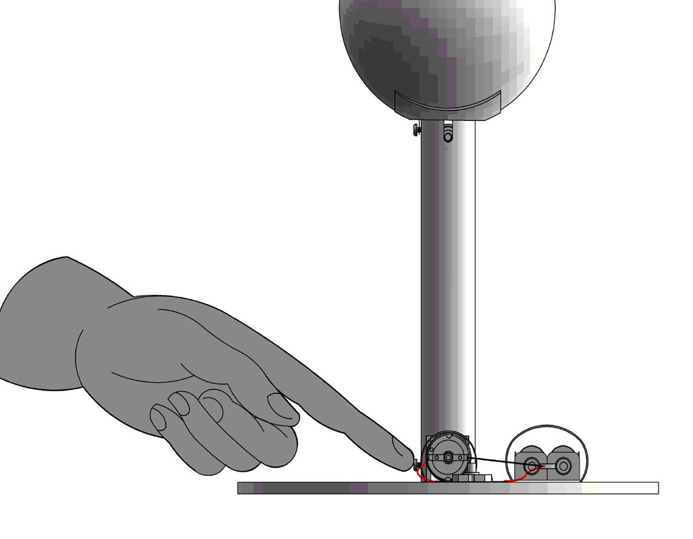 Wichtige Hinweise und Tipps: Der Hochspannungsgenerator funktioniert nur, wenn die untere Schraube für die Zuführung der elektrischen Ladung mit einem Finger berührt
